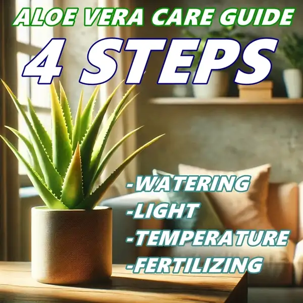 aloe vera quick care guide in 4 steps