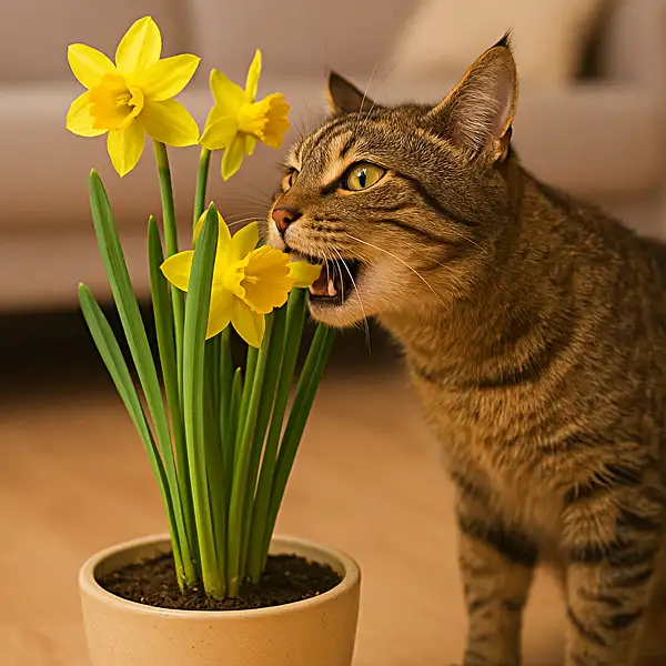 are daffodils toxic to cats