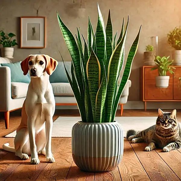 are snake plants toxic to cats and dogs