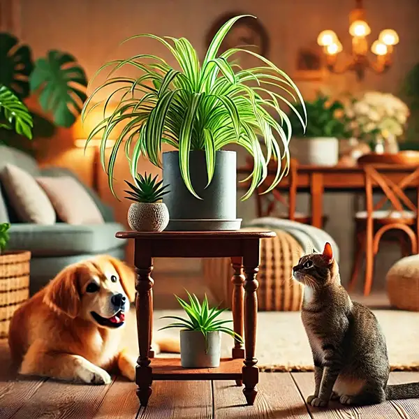 are spider plants toxic to cats and dogs