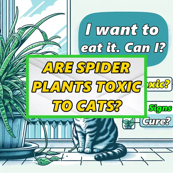 are spider plants toxic to cats – poisoning risks and symptoms