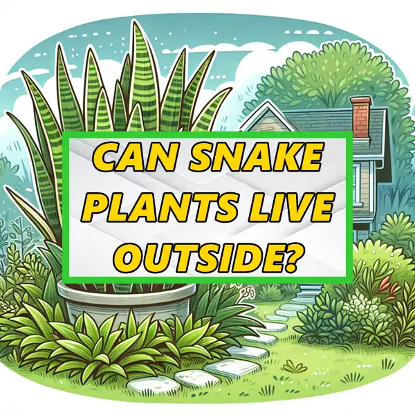 can snake plants live outside