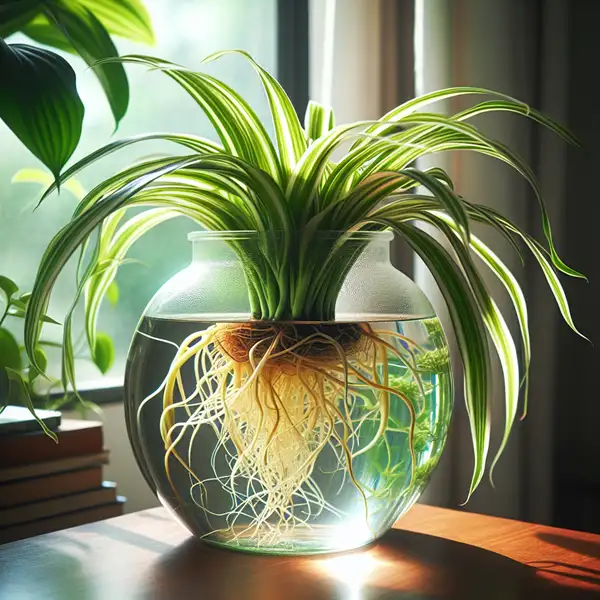 can spider plants live in water