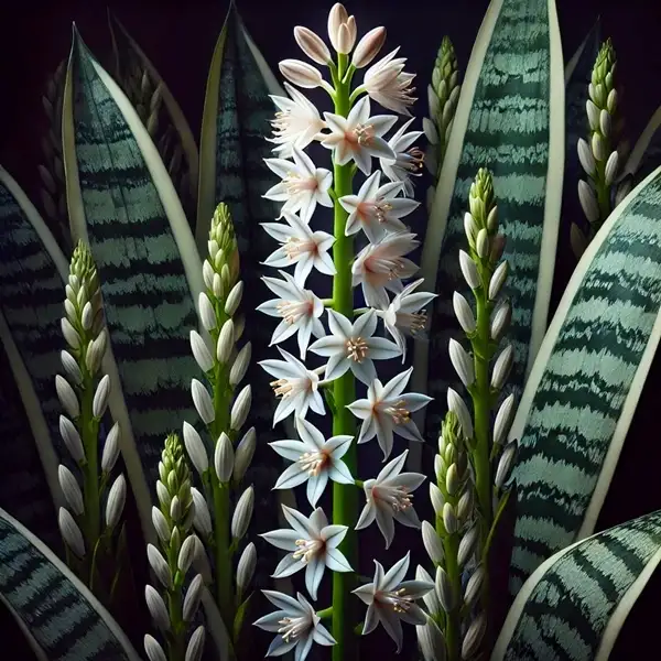 flower of snake plant