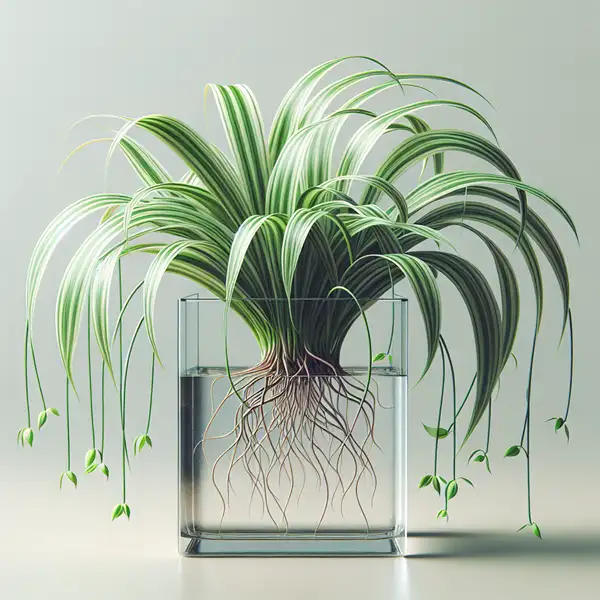 grow spider plant in water