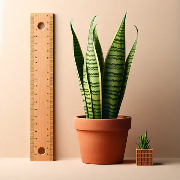 how tall does a snake plant get