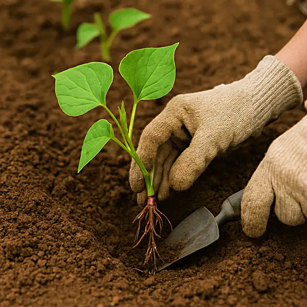 how to grow sweet potatoes at home