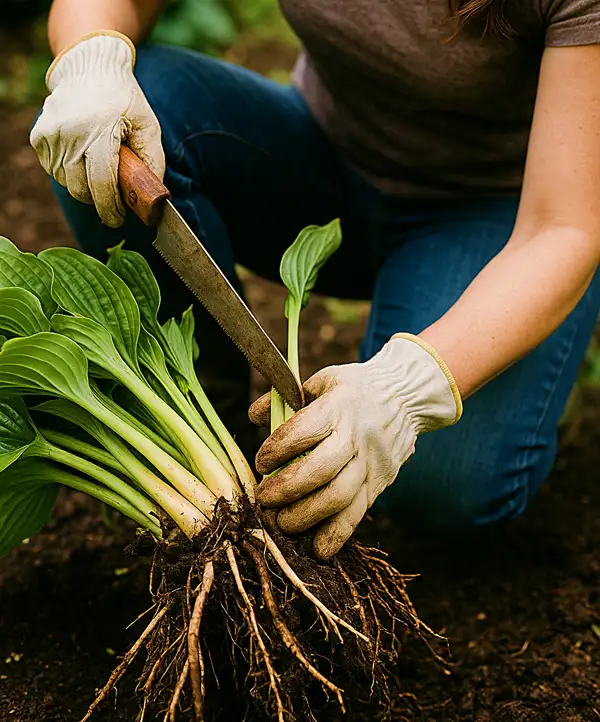 how to split hostas