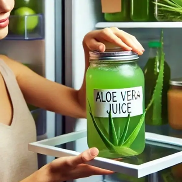 how to store aloe vera juice