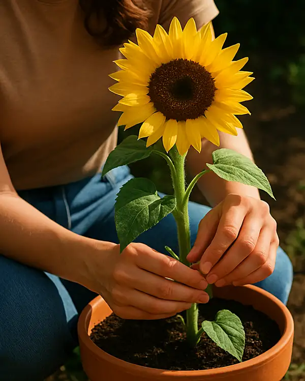 how to take care of sunflowers