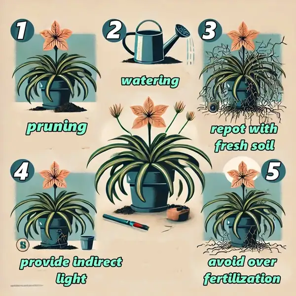 how to treat dying spider plant