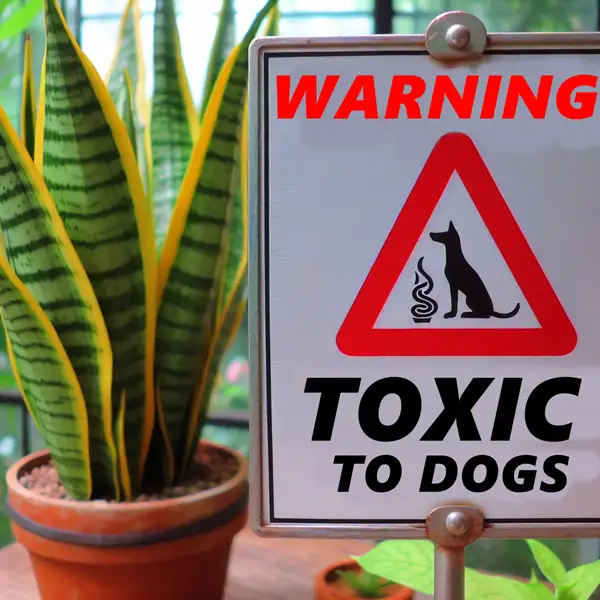 is a snake plant toxic to dogs