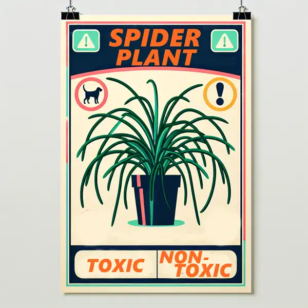 is a spider plant poisonous to dogs