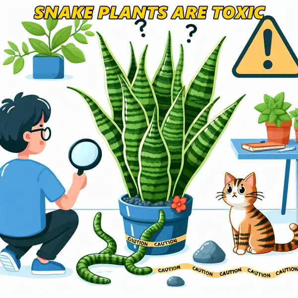 is snake plant poisonous to cats