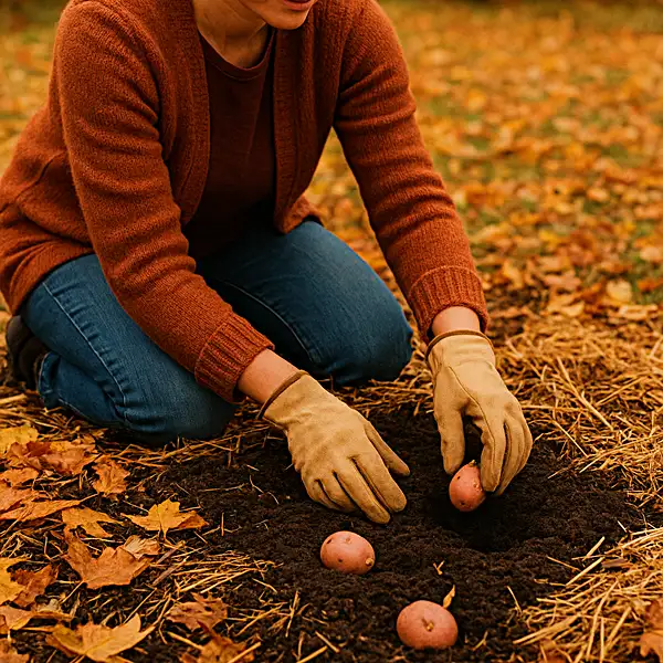planting potatoes in the fall