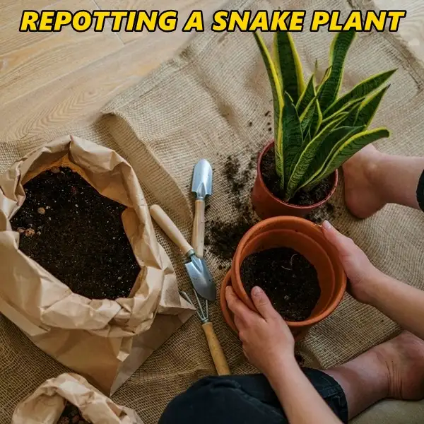 repotting sansevieria