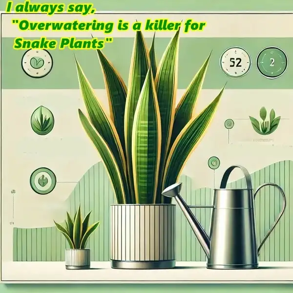 snake plant watering guide