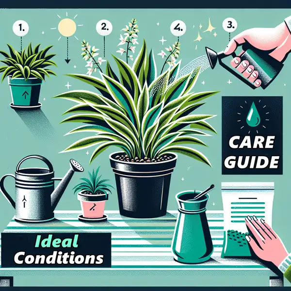 spider plant care guide infographics