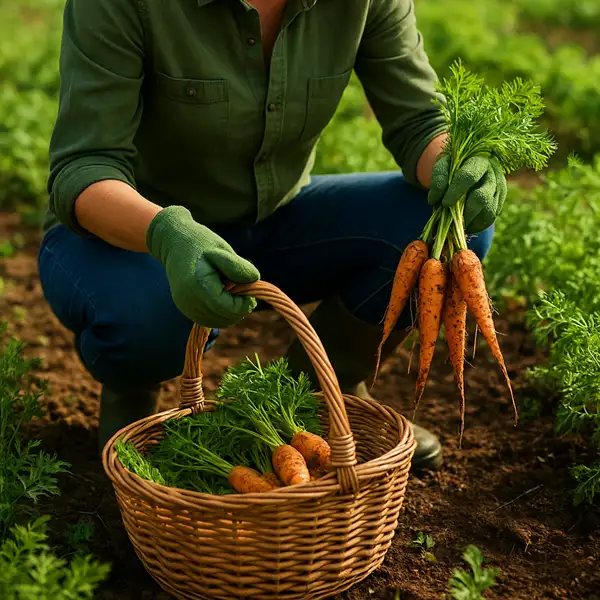 when to harvest carrots